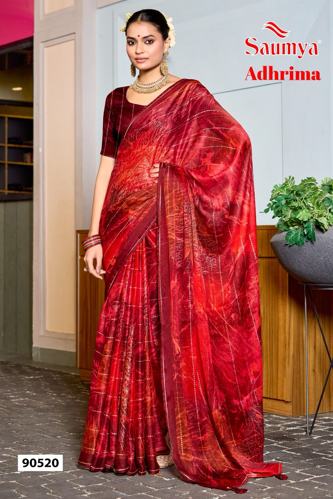 Saumya By Adhrima Georget Saree Wholesale Clothing Distributors In India